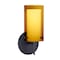 Besa Lighting Pahu 4 Mini Sconce, Armagnac/Opal, Bronze Finish, 1x5W LED 1SW-G44007-LED-BR - alternate 1